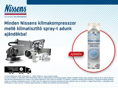 NISSENS klímakompresszor akció