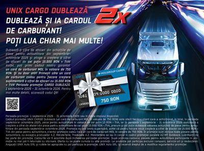 Promotia de dublare UNIX Cargo