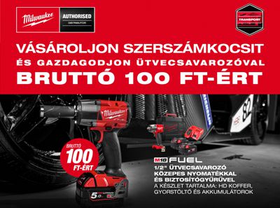 Milwaukee szerszámoskocsi akció