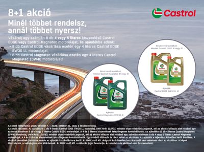 Castrol EDGE 8+1 akció