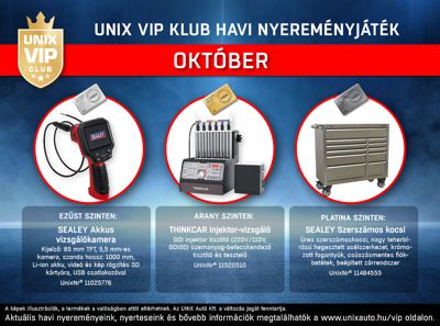 VIP Nyereményjáték október