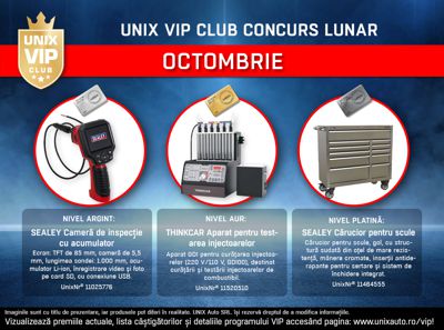 UNIX VIP Club concursul lunii octombrie