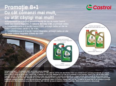 Promotia Castrol EDGE 8+1