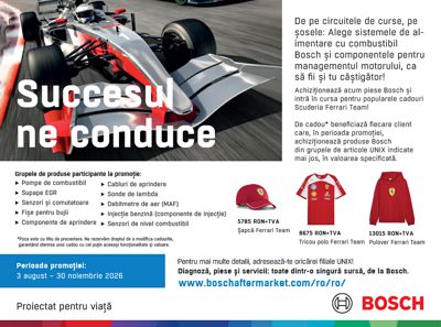 Promotia Bosch Ferrari