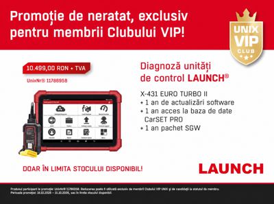 Diagnoza unitati de control LAUNCH